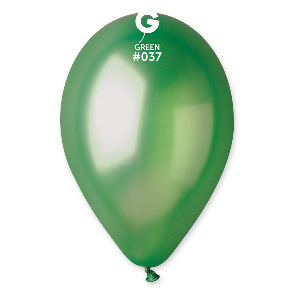 Металик Зелено #037 – 26 см (10 инча) – 100 броя – Gemar