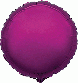 Балон фолио с формата на кръг в пурпурен цвят(purple)