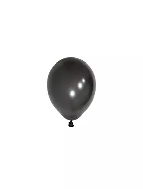 Металик Черно – 13 см (5 инча) – 100 броя – Balonevi